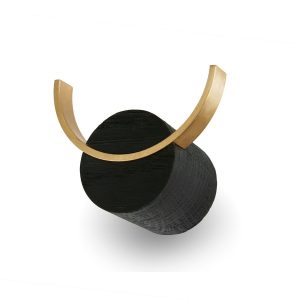 Wandhaken "Deer" (Schwarz/Messing)