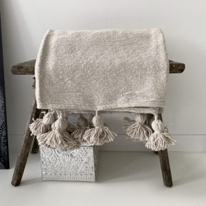 Pompom Decke (mittel)