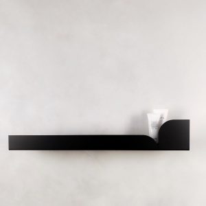Wandregal "Bauhaus" (schwarz)