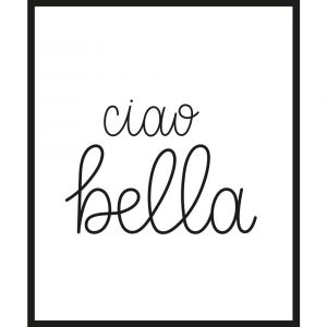 Rahmenbild "Ciao Bella"