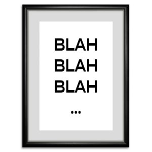 Rahmenbild "Blah!"